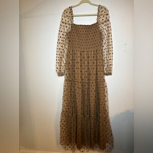 Bohme Brown Polka Dot Dress